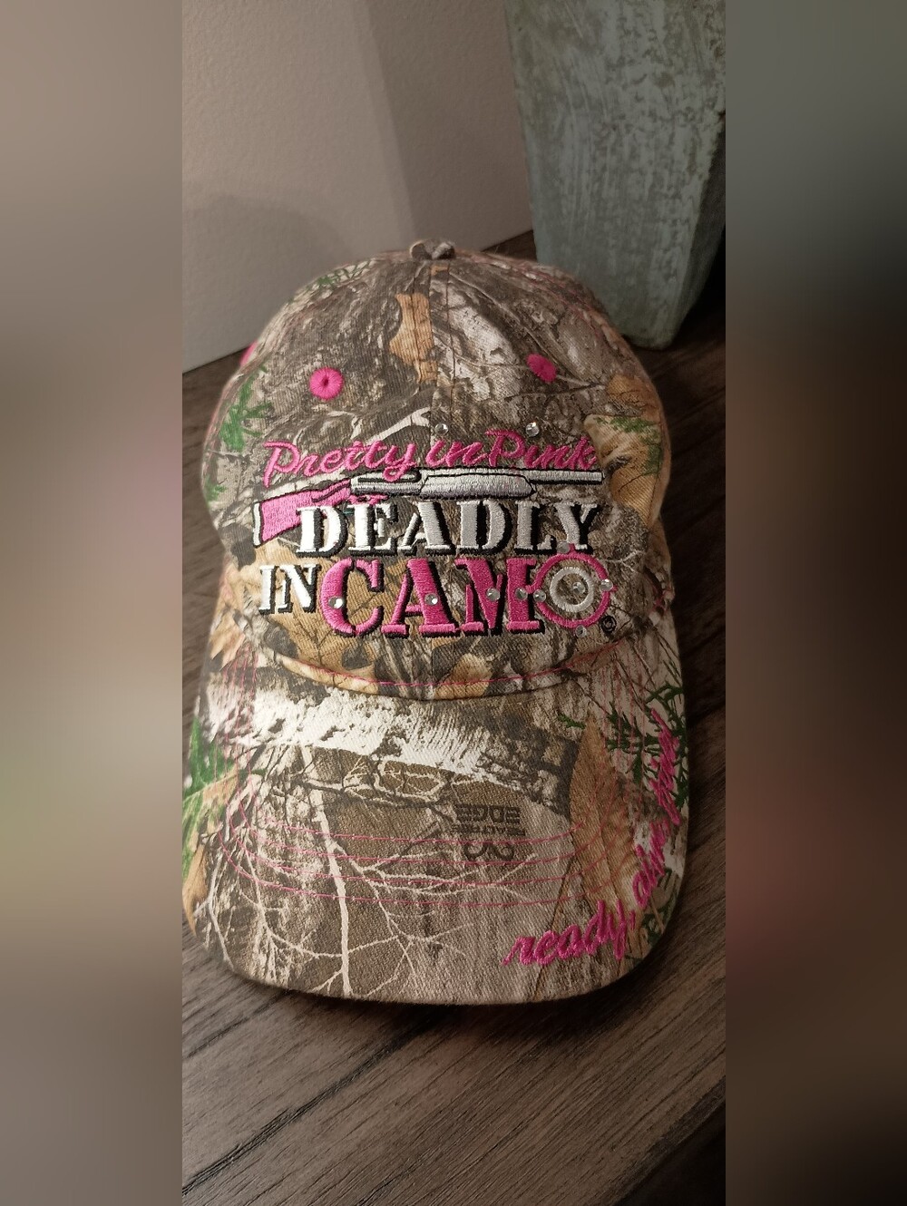 Realtree Pink and Camo Trim Cap - Picture 5 of 9
